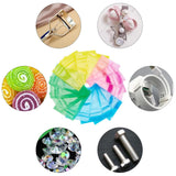 1 Set Plastic Transparent Zip Lock Bag, Storage Bags, Self Seal Bag, Top Seal, Rectangle, Mixed Color, 12x8x0.15cm, Unilateral Thickness: 3.1 Mil(0.08mm), 4 colors, 25pcs/color, 100pcs