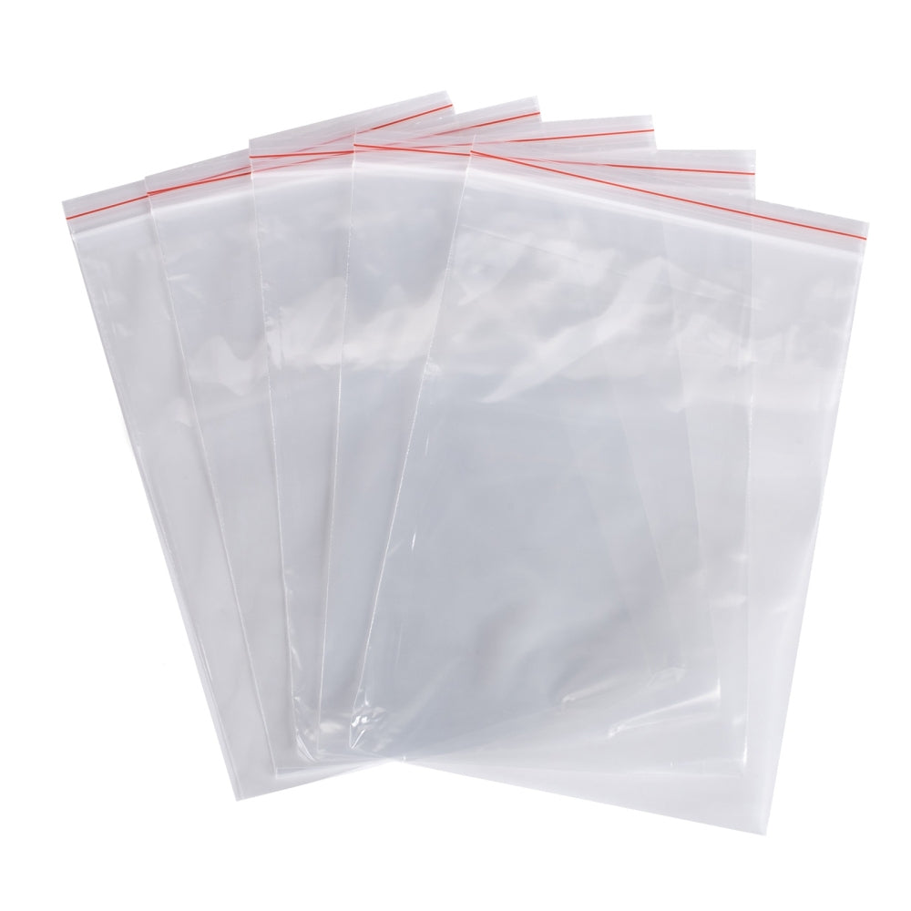 Clear 4-Mil THICK Zip Resealable Parts Bag, Top Lock Plastic Bags
