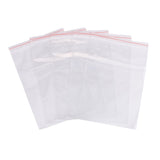 100 pc Plastic Zip Lock Bags, Resealable Packaging Bags, Top Seal, Self Seal Bag, Rectangle, Clear, 25x17cm, Unilateral Thickness: 2 Mil(0.05mm)