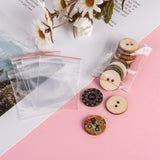 500 pc Plastic Zip Lock Bags, Resealable Packaging Bags, Top Seal, Self Seal Bag, Rectangle, Clear, 6x4cm, Unilateral Thickness: 2 Mil(0.05mm)