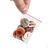 500 pc Plastic Zip Lock Bags, Resealable Packaging Bags, Top Seal, Self Seal Bag, Rectangle, Clear, 7x5cm, Unilateral Thickness: 2 Mil(0.05mm)