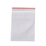 500 pc Plastic Zip Lock Bags, Resealable Packaging Bags, Top Seal, Self Seal Bag, Rectangle, Clear, 7x5cm, Unilateral Thickness: 2 Mil(0.05mm)