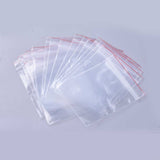 100 pc Zip Lock Bags, Resealable Bags, Top Seal, Self Seal Bag Bags, Clear, 32x22cm, Unilateral Thickness: 2.3 Mil(0.06mm)
