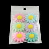 100 pc Pearl Film Plastic Zip Lock Bags, Resealable Packaging Bags, with Hang Hole, Top Seal, Self Seal Bag, Rectangle, White, 10x7cm, inner measure: 7x6cm