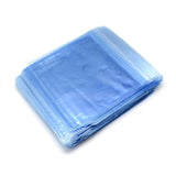 100 pc Square PVC Zip Lock Bags, Resealable Packaging Bags, Self Seal Bag, Azure, 12x12cm, Unilateral Thickness: 4.5 Mil(0.115mm)
