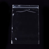 100 pc Polypropylene Zip Lock Bags, Top Seal, Resealable Bags, Self Seal Bag, Rectangle, Clear, 26.1x17cm, Unilateral Thickness: 2 Mil(0.05mm), Inner Measure: 24.4x17cm