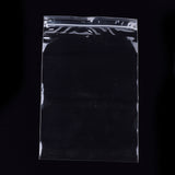 100 pc Polypropylene Zip Lock Bags, Top Seal, Resealable Bags, Self Seal Bag, Rectangle, Clear, 22.1x13.9cm, Unilateral Thickness: 2 Mil(0.05mm), Inner Measure: 20.6x13.9cm
