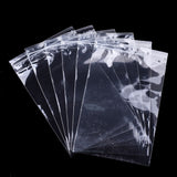 100 pc Polypropylene Zip Lock Bags, Top Seal, Resealable Bags, Self Seal Bag, Rectangle, Clear, 22.1x13.9cm, Unilateral Thickness: 2 Mil(0.05mm), Inner Measure: 20.6x13.9cm