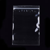 100 pc Polypropylene Zip Lock Bags, Top Seal, Resealable Bags, Self Seal Bag, Rectangle, Clear, 18.8x12cm, Unilateral Thickness: 2 Mil(0.05mm), Inner Measure: 17.2x12cm