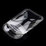 500 pc Translucent Plastic Zip Lock Bags, Resealable Packaging Bags, Rectangle, Clear, 9x5.5x0.02cm, Unilateral Thickness: 2.3 Mil(0.06mm)