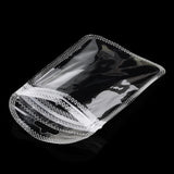 500 pc Translucent Plastic Zip Lock Bags, Resealable Packaging Bags, Rectangle, Clear, 11x7x0.02cm, Unilateral Thickness: 2.3 Mil(0.06mm)