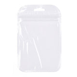 500 pc Translucent Plastic Zip Lock Bags, Resealable Packaging Bags, Rectangle, Clear, 13x8.5x0.02cm, Unilateral Thickness: 2.3 Mil(0.06mm)