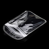 500 pc Translucent Plastic Zip Lock Bags, Resealable Packaging Bags, Rectangle, Clear, 13x8.5x0.02cm, Unilateral Thickness: 2.3 Mil(0.06mm)