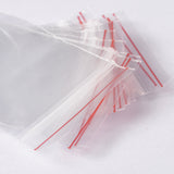 5000 pc Plastic Zip Lock Bags, Resealable Small Jewelry Storage Bags Self Seal Bags, Top Seal, Rectangle, Clear, 6x4cm, Unilateral Thickness: 0.9 Mil(0.023mm)