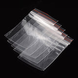 5000 pc Plastic Zip Lock Bags, Resealable Small Jewelry Storage Bags Self Seal Bags, Top Seal, Rectangle, Clear, 6x4cm, Unilateral Thickness: 0.9 Mil(0.023mm)