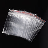 2000 pc Plastic Zip Lock Bags, Resealable Packaging Bags, Top Seal, Self Seal Bag, Rectangle, Clear, 10x7cm, Unilateral Thickness: 0.9 Mil(0.023mm)