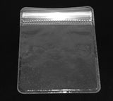 1000 pc Plastic Zip Lock Bags, Resealable Packaging Bags, Top Seal Thick Bags, Rectangle, 8x6cm, Unilateral Thickness: 4.7 Mil(0.12mm)