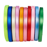 1 Group Mixed Color Sheer Organza Ribbon, DIY Material for Ribbon Entreat, 12mm, 500Yard