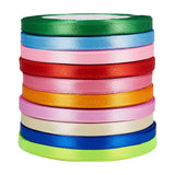 1 Group Mixed Color Sheer Organza Ribbon, DIY Material for Ribbon Entreat, 12mm, 500Yard