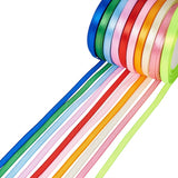 1 Group Mixed Color Sheer Organza Ribbon, DIY Material for Ribbon Entreat, 12mm, 500Yard