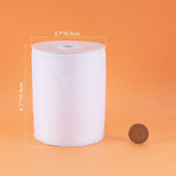 1Roll 3/8  Wide 500 Yards Sparkle Sheer Organza Ribbon for Festive Decoration DIY Crafts Arts & Garden,White