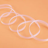 1Roll 3/8  Wide 500 Yards Sparkle Sheer Organza Ribbon for Festive Decoration DIY Crafts Arts & Garden,White