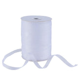 1Roll 3/8  Wide 500 Yards Sparkle Sheer Organza Ribbon for Festive Decoration DIY Crafts Arts & Garden,White