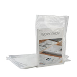 100 pc Rectangle Plastic Bags, Clear, 40x30cm, unilateral thickness: 0.08mm