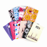 500 pc Printed Plastic Bags, Rectangle, Mixed Color, 18x13cm