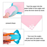 6 pcs 6 Styles Flower Shape Paper Punch Hole Puncher for Scrapbook Engraving Greeting Card Making DIY Craft Making