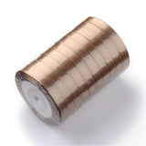 1 Roll Double Face Satin Ribbon, Polyester Ribbon, Light Grey, 1/8 inch(3mm), about 880yards/roll(804.672m/roll)