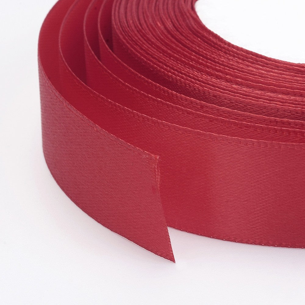 1 Group Single Face Satin Ribbon, Polyester Ribbon, Purple, 1/4 inch(6mm), about 25yards/roll(22.86m/roll), 10rolls/group, 250yards/group(228.6m/group)