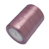 1 Group Single Face Satin Ribbon, Polyester Ribbon, Dark Red, 2 inch(50mm), about 25yards/roll(22.86m/roll), 100yards/group(91.44m/group), 4rolls/group
