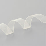1 Roll Solid Color Organza Ribbons, for Party Decoration, Gift Packing, Gold, 1(25mm), about 50yard/roll(45.72m/roll)