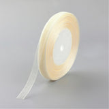 1 Roll Solid Color Organza Ribbons, for Party Decoration, Gift Packing, Gold, 1(25mm), about 50yard/roll(45.72m/roll)