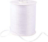 1 Roll 1/8(3mm) 1000 Yards/Roll Sparkle Sheer Organza Ribbon for Festival Chrismas Decoration DIY Crafts Arts & Garden, White