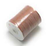 1 Bundle Organza Ribbon, Pleated/Double Ruffle Ribbon, Pink, 19~23mm, 60m/bundle