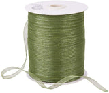 1Roll 1/4 500 Yards/Roll Sparkle Sheer Organza Ribbon for Christmas Festive Decoration DIY Crafts Arts & Garden, Grass Green