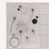 Craspire Silicone Stamps, for DIY Scrapbooking, Photo Album Decorative, Cards Making, Stamp Sheets, Dandelion Pattern, 21x15x0.2cm, 10sheets/set