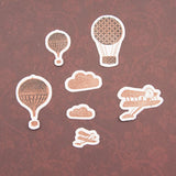 Craspire Silicone Stamps, for DIY Scrapbooking, Photo Album Decorative, Cards Making, Stamp Sheets, Sky Pattern, 11x15x0.2cm, 10sheets/set