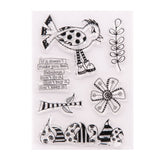 Craspire Silicone Stamps, for DIY Scrapbooking, Photo Album Decorative, Cards Making, Stamp Sheets, Plant & Animal Pattern, 7.5x10.5x0.2cm, 10sheets/set