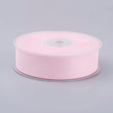 5 Roll Single Face Polyester Satin Ribbons, for Gift Packing, Party Decorate, Jewelry Making, White, 10mm, about 20yard/roll