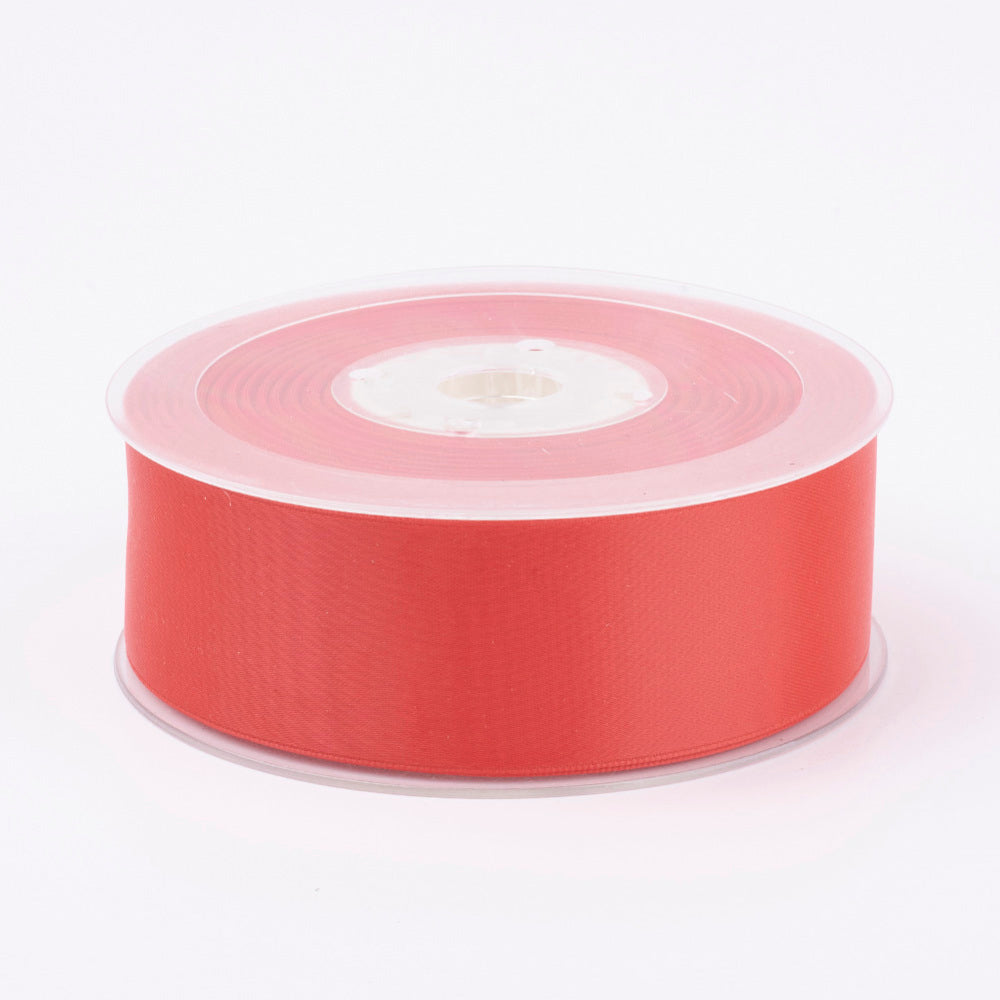 1 Roll Presents Boxes Packages Single Face Satin Ribbon, Heart Pattern Design, Pearl Pink, 3/8 inch(10mm), 100yards/roll(91.44m/roll)