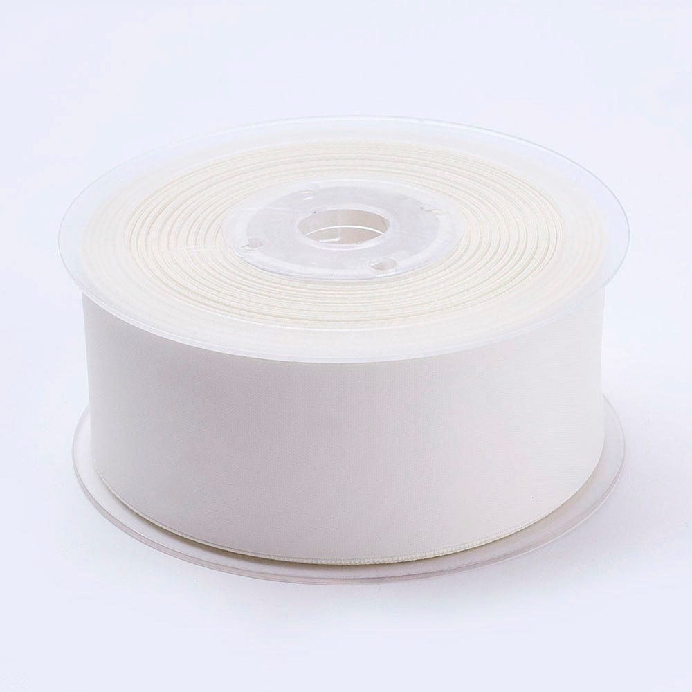 CRASPIRE 10 Roll White Single Face Satin Ribbon, 1/2 inch(12mm),  25yards/roll(22.86m/roll)