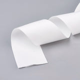 1 Roll Rayon and Cotton Ribbon, Twill Tape Ribbon, Herringbone Ribbon, White, 1 inch(25mm), about 50yards/roll(45.72m/roll)