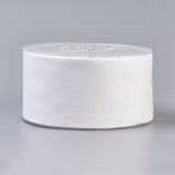1 Roll Rayon and Cotton Ribbon, Twill Tape Ribbon, Herringbone Ribbon, Snow, 1 inch(25mm), about 50yards/roll(45.72m/roll)