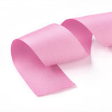 1 Roll Rayon and Cotton Ribbon, Twill Tape Ribbon, Herringbone Ribbon, Hot Pink, 2 inch(50mm), about 50yards/roll(45.72m/roll)