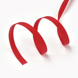 1 Roll Rayon and Cotton Ribbon, Twill Tape Ribbon, Herringbone Ribbon, Christmas Ribbon, Red, 1/4 inch(6mm), about 50yards/roll(45.72m/roll)