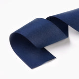1 Roll Rayon and Cotton Ribbon, Twill Tape Ribbon, Herringbone Ribbon, Midnight Blue, 1 inch(25mm), about 50yards/roll(45.72m/roll)