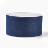 1 Roll Rayon and Cotton Ribbon, Twill Tape Ribbon, Herringbone Ribbon, Midnight Blue, 1 inch(25mm), about 50yards/roll(45.72m/roll)